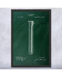 Test Tube Framed Patent Print
