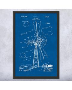 Wind Turbine Framed Print