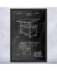 Architect Drafting Table Framed Patent Print