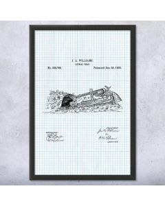Gun Powered Mouse Trap Patent Framed Print