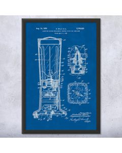Blender Patent Framed Print