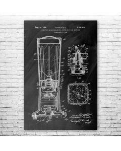 Blender Poster Patent Print