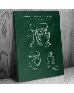Stand Mixer Patent Canvas Print