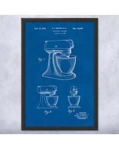 Stand Mixer Patent Framed Print
