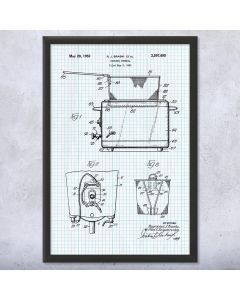 Fryer Patent Framed Print