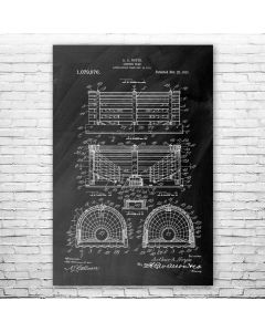 Lobster Trap Patent Print Poster