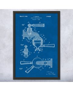 Espresso Machine Patent Framed Print
