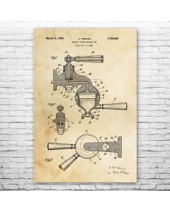 Espresso Machine Patent Print Poster