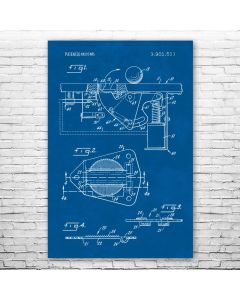 Pinball Kickout Hole Poster Patent Print