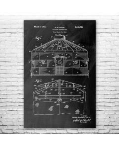 Dymaxion House Patent Print Poster
