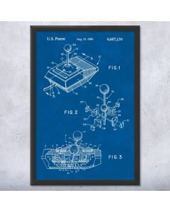 Atari Video Game Joystick Patent Framed Print