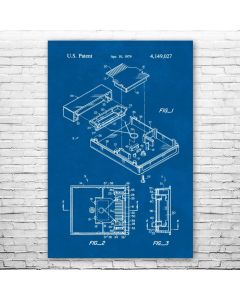 Atari Video Game Cartridge Patent Print Poster