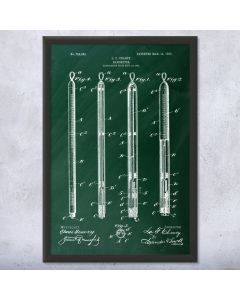 Barometer Framed Patent Print