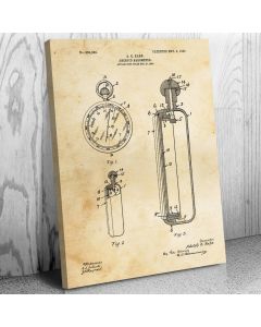 Aneroid Barometer Patent Canvas Print