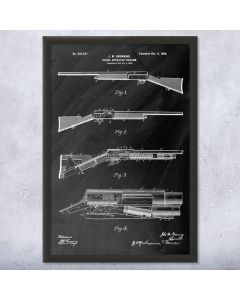 Browning Auto 5 Shotgun Framed Patent Print