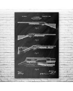 Browning Auto 5 Shotgun Patent Print Poster