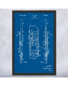 Bassoon Patent Framed Print