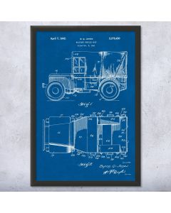 Willys Army Truck Patent Framed Print