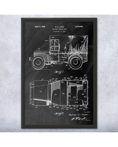 Willys Army Truck Framed Patent Print