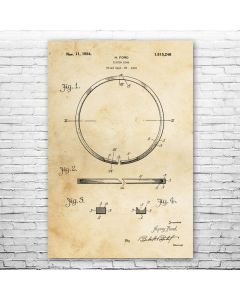 Henry Ford Piston Ring Poster Patent Print