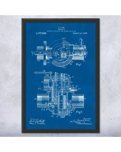 Henry Ford Carburetor Patent Framed Print