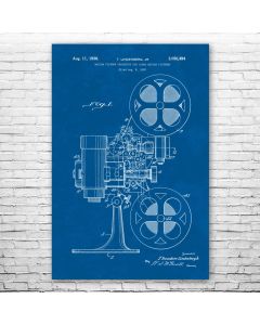 Film Projector Poster Patent Print