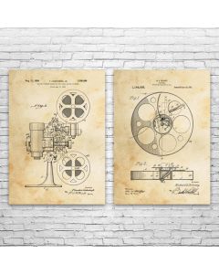 Movie Theater Patent Prints Set of 2