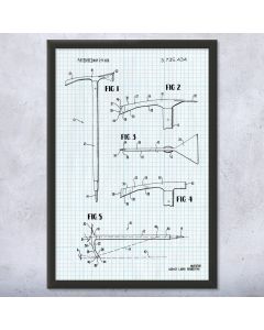 Ice Axe Framed Patent Print
