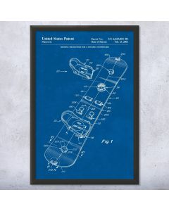 Freestyle Snowboard Framed Print