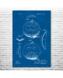 Halloween Jack-o-Lantern Poster Print