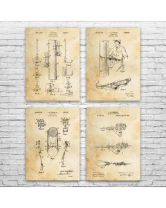 Linemans Gear Posters Set of 4