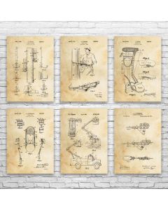 Lineman Gear Posters Set of 6
