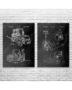 Warehouse Patent Prints Set of 2