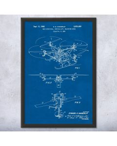 Quadcopter Drone Framed Print