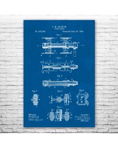 Bike Pedal Patent Print Poster