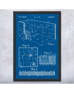 Racquetball Court Patent Framed Print