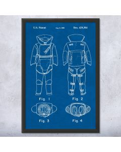 EOD Bomb Suit Patent Framed Print