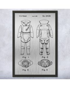 EOD Bomb Suit Framed Patent Print