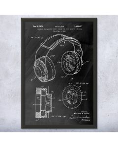 Headphones Framed Print