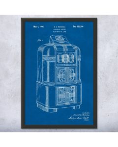 Jukebox Patent Framed Print