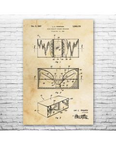 High Fidelity Speaker Poster Patent Print