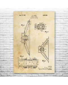 Dynamic Speaker Patent Print Poster