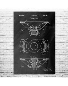Electrodynamic Speaker Poster Patent Print