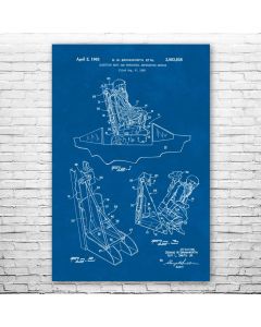 Aircraft Ejection Seat Poster Patent Print