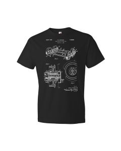 Mine Car Wheel Mount T-Shirt