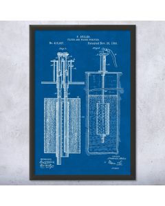 Water Filter Purifier Patent Framed Print