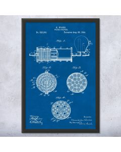 Water Purifier Patent Framed Print