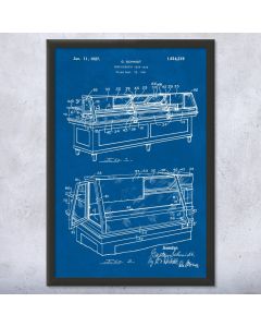 Deli Refrigerator Patent Print