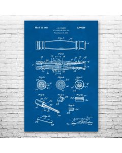 Duck Call Patent Print Poster