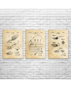 Fishing Posters Set of 3